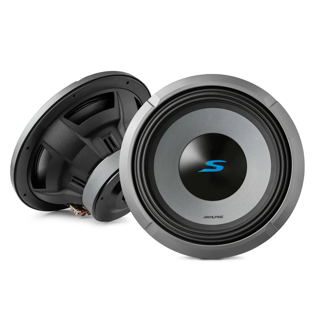 2 Alpine S2-W12D2 1800W 12" Type-S Series Dual 2 ohm Car Subwoofer