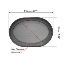 Load image into Gallery viewer, 2 Absolute USA CS68 <BR/>universal 6x8" speaker coaxial component protective grills cover