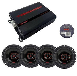 Cerwin Vega CVP1400.4 4CH Amplifier + 2 H7653 6.5