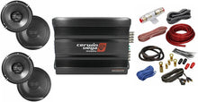 Load image into Gallery viewer, Cerwin Vega CVP1600.4D 1600W 4-Ch + 2 Pioneer TS-G1620 6.5" Speaker + 4G Amp Kit