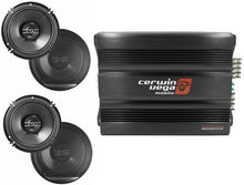 Load image into Gallery viewer, Cerwin Vega CVP1600.4D 1600W 4-Ch + 2 Pioneer TS-G1620 6.5" Speaker