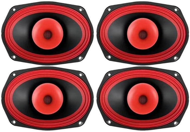 4 Cerwin Vega CVPX69 CVPX Series 6"x9" 2-Way Full Range Speaker w/Horn Tweeter