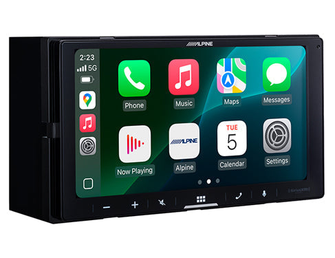 Alpine ILX-W770 7" Wireless Apple CarPlay Android Auto & S2-S40 4" Coaxl Speakers, Mobile Holder, Tape