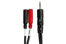 Load image into Gallery viewer, Hosa YMM-261 Stereo Breakout Cable, 3.5 mm TRS to Dual 3.5 mm