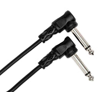 Load image into Gallery viewer, Hosa CFS-106, 6 Inch Molded Right-Angle Guitar Patch Cable Package (6 Pack)