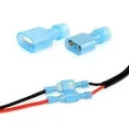 1000pcs Female & Male Fully Insulated Wire Terminals Connector Nylon Spade Crimp
