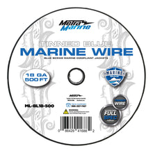 Load image into Gallery viewer, Marine ML-BL18-500 Blue Primary Wire 18 Gauge • Tinned