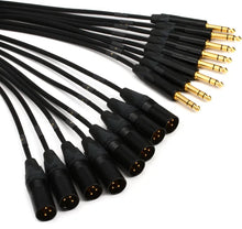Load image into Gallery viewer, Mogami GOLD 8 TRSXLRM-10 8-channel 1/4 inch TRS Male to XLR Male Snake Cable - 10 foot