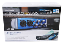 Load image into Gallery viewer, PRESONUS AUDIOBOX USB 96 2x2 Audio 2.0 Recording Interface + Samson Headphones