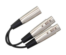 Load image into Gallery viewer, Hosa YXF-101.5, XLR Male to Dual XLR Female Y Cable - 18 Inches