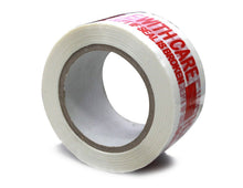 Load image into Gallery viewer, 2 3MIL PRINTED HANDLE WITH CARE CARTON SEALING PACKING BOX TAPE 2.5" X 110 YARD