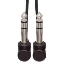 Load image into Gallery viewer, Hosa CSS-110RR, Right Angle 1/4" TRS to Right Angle 1/4" TRS Balanced Interconnect Cable - 10 Feet