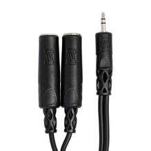 Load image into Gallery viewer, Hosa YMP-233, 3.5mm TRS Male to Dual 1/4" TRS Female Y Cable