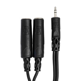 Hosa YMP-233, 3.5mm TRS Male to Dual 1/4