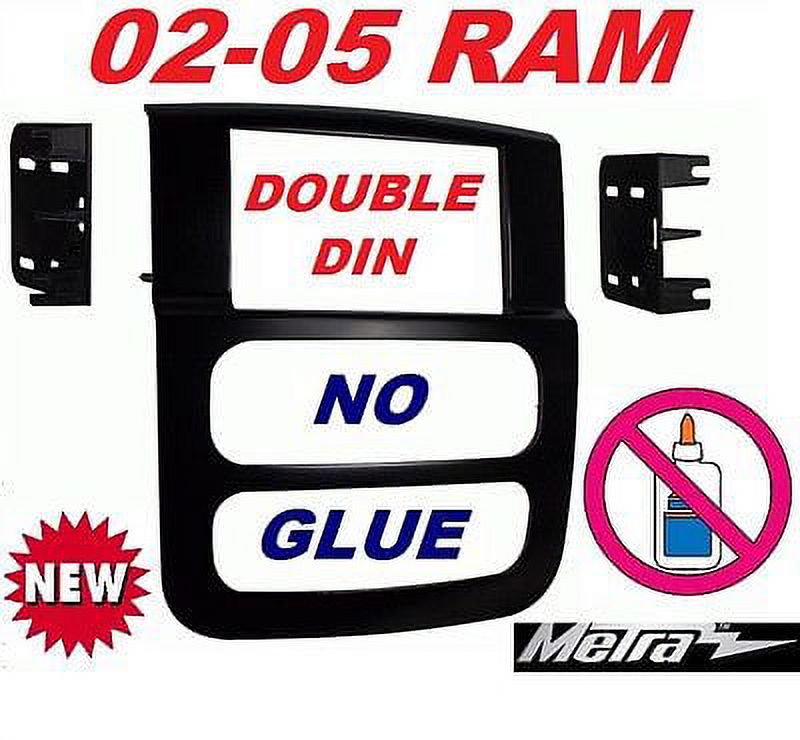 02 03 04 05 Dodge Ram Car Stereo Double Din Install Dash Kit