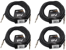 Load image into Gallery viewer, 4 Peavey PV 50 Ft. 1/4" 14-gauge S/S Speaker Cable