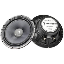 Load image into Gallery viewer, Diamond Audio DES65C 6.5" 2-Way Component System 25mm Aluminum Dome Tweeter