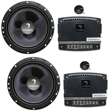 Load image into Gallery viewer, Diamond Audio DES65C 6.5" 2-Way Component System 25mm Aluminum Dome Tweeter