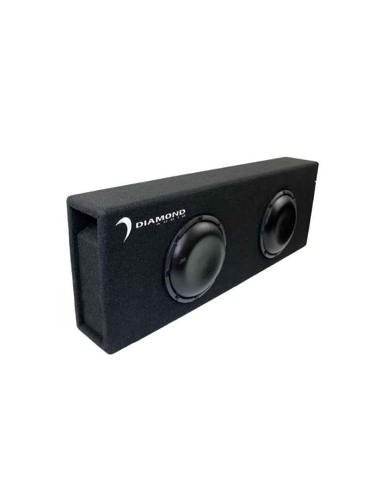 Diamond Audio DESMB10DA 10" 2 Ohm 800W RMS Power Handling Slot Vented Active Subwoofer Enclosure