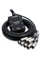 Load image into Gallery viewer, Hosa SH-8X0-25 Little Bro’ 8-Channel Sub Snake (Black) - 25 Feet