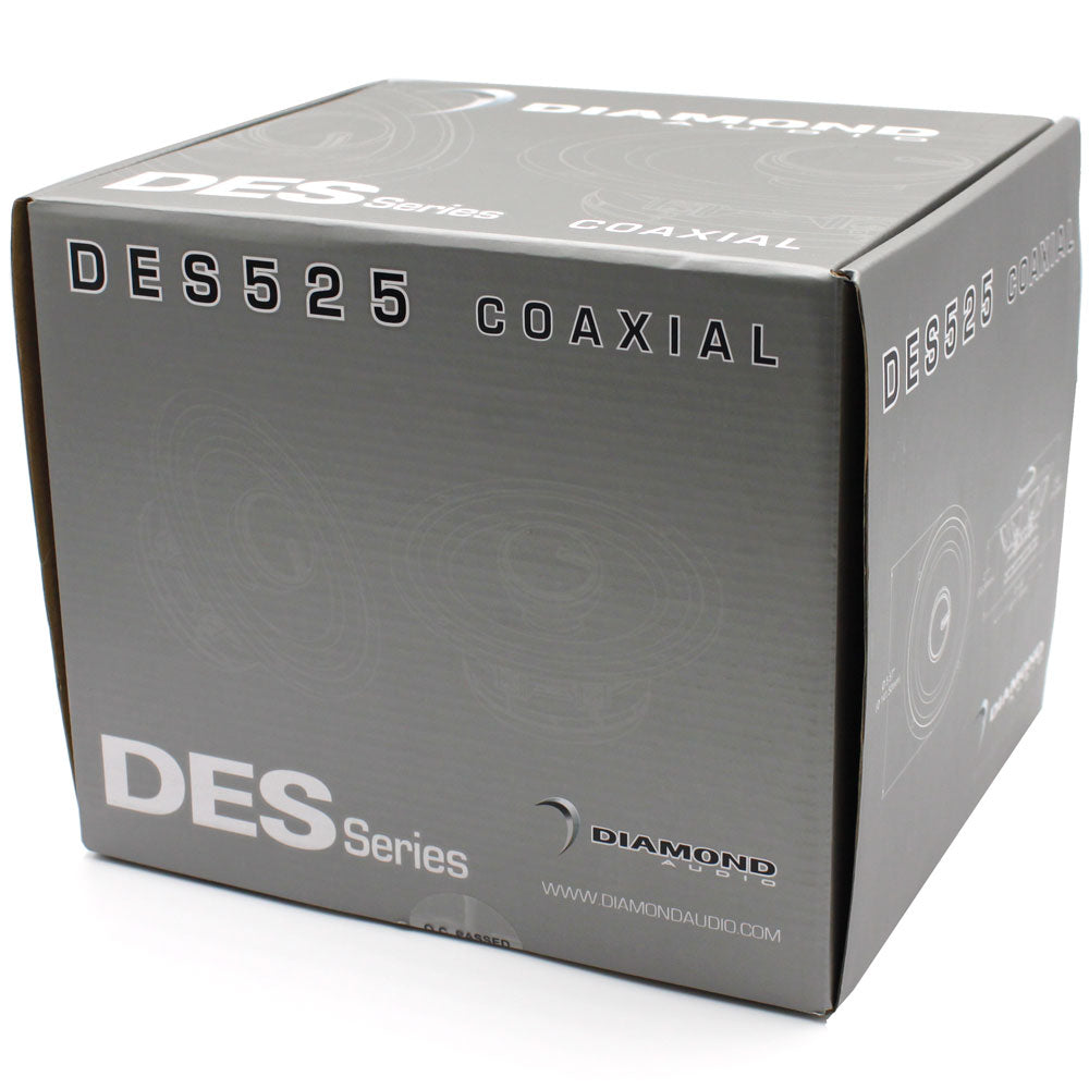 2 Diamond Audio DES525 DES Series 5.25" 2-Way Coaxial Speakers
