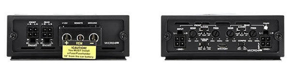 Diamond Audio MICRO4V2 600W Amplifier + MP654 6.5” and MP694 6x9" PRO Full-Range Horn Speakers
