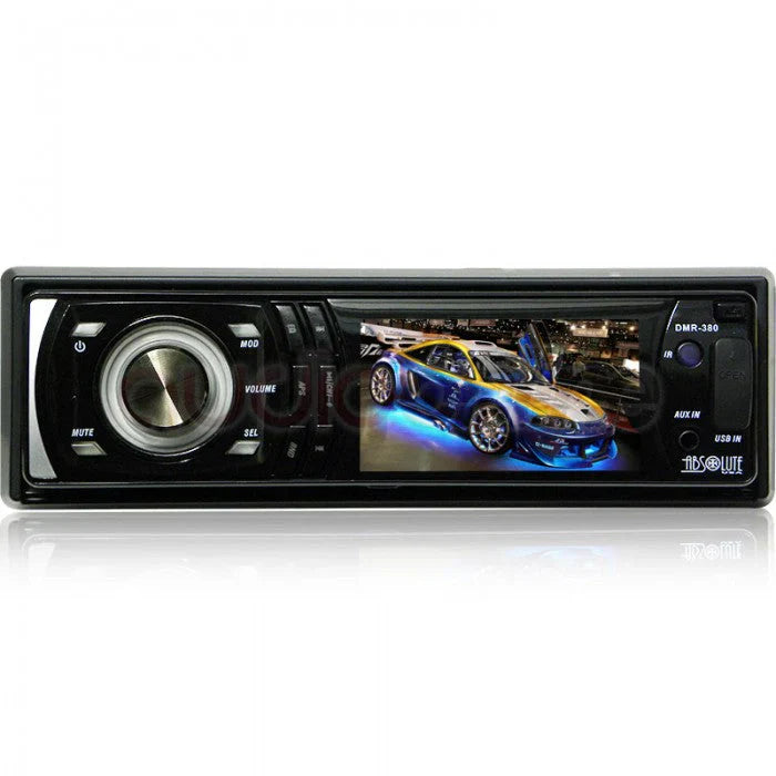 Absolute DMR-380BTAD  DVD/CD/MP3/AM/FM, 2 Pair Pioneer TS-G1620F 6.5" Speaker & TW600 Tweeter