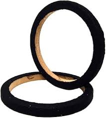 3 15" Black Carpeted MDF Car Stereo Speaker Woofer Subwoofer Sub Ring Spacer