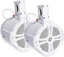 Load image into Gallery viewer, Power Acoustik MWT-80W 8″ Waterproof Marine Wake Tower Speakers Pair White