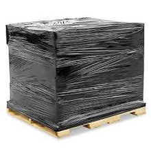 Load image into Gallery viewer, One Rolls Black Hand Stretch Film Pallet Shrink Wrap 18" Wide 1500SQ Ft x 80 Gauge