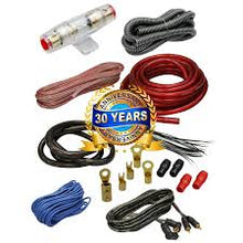 Load image into Gallery viewer, Complete 2500W 4 Gauge Car Amplifier Installation Wiring Kit Amp 4Ga Red