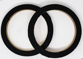 3 15" Black Carpeted MDF Car Stereo Speaker Woofer Subwoofer Sub Ring Spacer