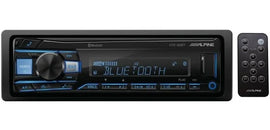 Alpine UTE-83BT Single-DIN Car Digital Media Stereo Bundle Fit 1994-2001 Dodge Ram