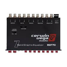 Cerwin-Vega EQ-770 7-Band Graphic EQ with Parametric E Auxiliary Input