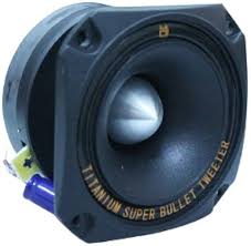 Mr. Dj USA HDT700B 3.5-Inch Titanium Bullet High Compression Tweeter