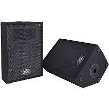 Peavey PVi10 (PAIR) 10" 100 Watt 2-Way Pro Audio Live Speakers+Samson Mic+Cable