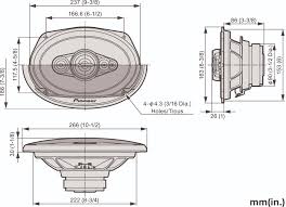 2 Pair Pioneer TS-A6991F 1400W 6x9" 5-way 4-ohm Coaxial Car Speakers with Dual Super Tweeters