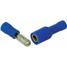 Load image into Gallery viewer, Install Bay BNFB180 Blue Nylon Female Bullet Connector 16-14 Gauge.180 100P