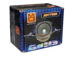 Mr. Dj USA HDT700B 3.5-Inch Titanium Bullet High Compression Tweeter