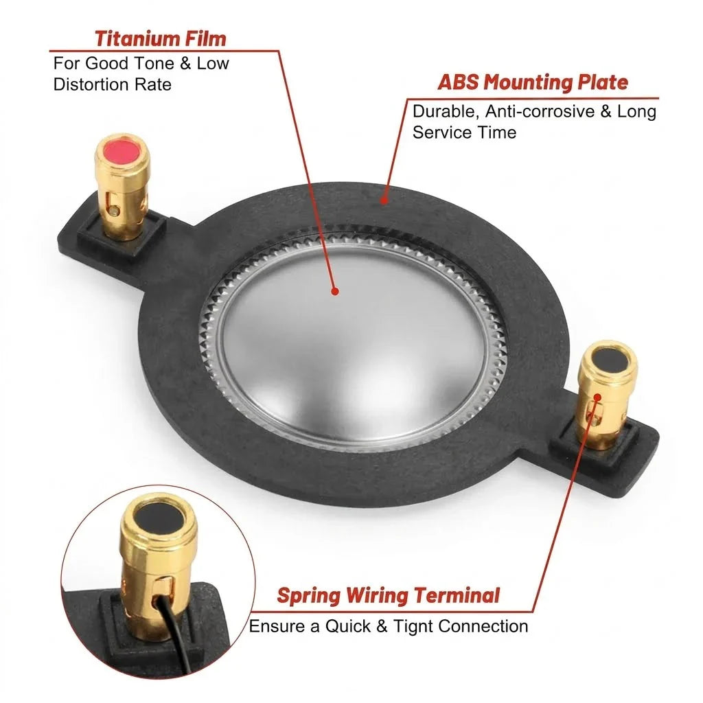 Replacement Mackie SRM450 Diaphragm 1701 Tweeter Horn Driver MR DJ Part