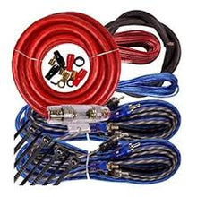 Load image into Gallery viewer, Complete 2000W 4 Gauge Car Amplifier Installation Wiring Kit Amp 4 Ga Blue