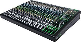 Mackie ProFX22v3 22-Channel Mixer USB Onyx Mic Preamps GigFX effects engine Unpowered