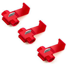 Load image into Gallery viewer, MR DJ 50pcs Lock Quick Splice Wire Terminals Snap Lock Red 18-22 AWG