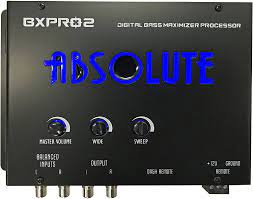 Absolute BXPRO2 Digital Bass Maximizer Processor with Dash Mount Remote