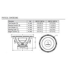 Diamond Audio DMD102 10" 200W RMS 2-Ohm Impedance Subwoofer