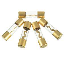 Absolute AGU80-5 80 Amp Gold-Plated AGU Glass Fuse (5 Pack)