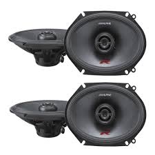 2 Pair Alpine R-S68 6x8