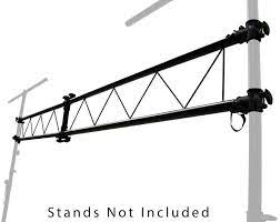 MR DJ LSBS8 8 Foot I Beam Section Pro Audio DJ Light Lighting Portable Truss Section Add to Speaker stands or Extension