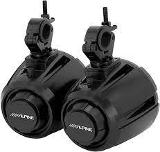 Alpine SPV-65-SXS 6.5” Wakeboard Tower Rollbar Rollcage Speaker Pods & KIT0 AMP Kit