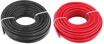 MR DJ MP18G50R + MP18G50BK 2 Rolls 18 Gauge Wire Red Black Power Ground 50 Ft Each